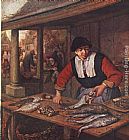 Adriaen van Ostade The Fishwife painting